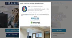 Desktop Screenshot of cefoweb.it